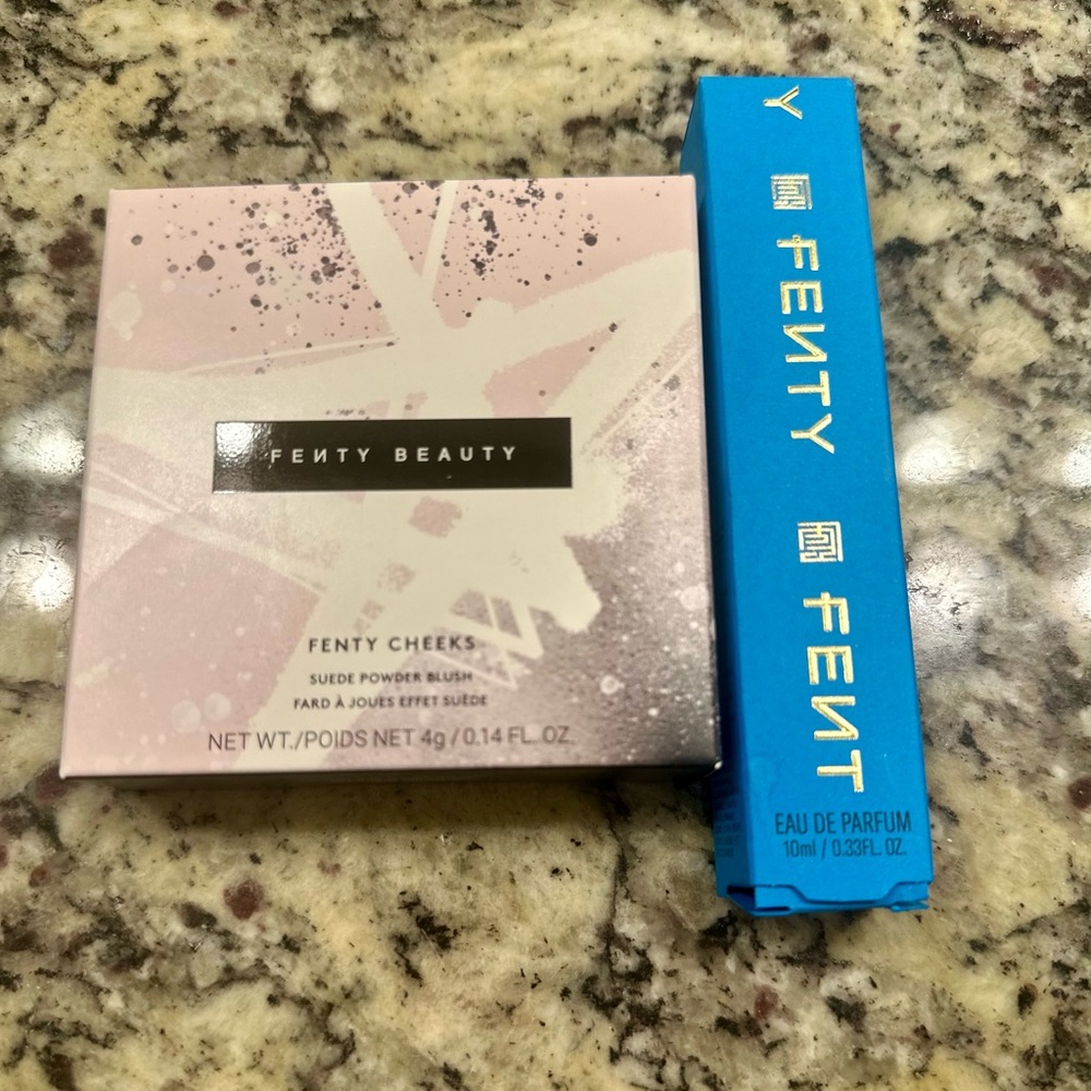 NIB Fenty Cheeks Suede Waterproof Blush and Fenty Eau de Parfum